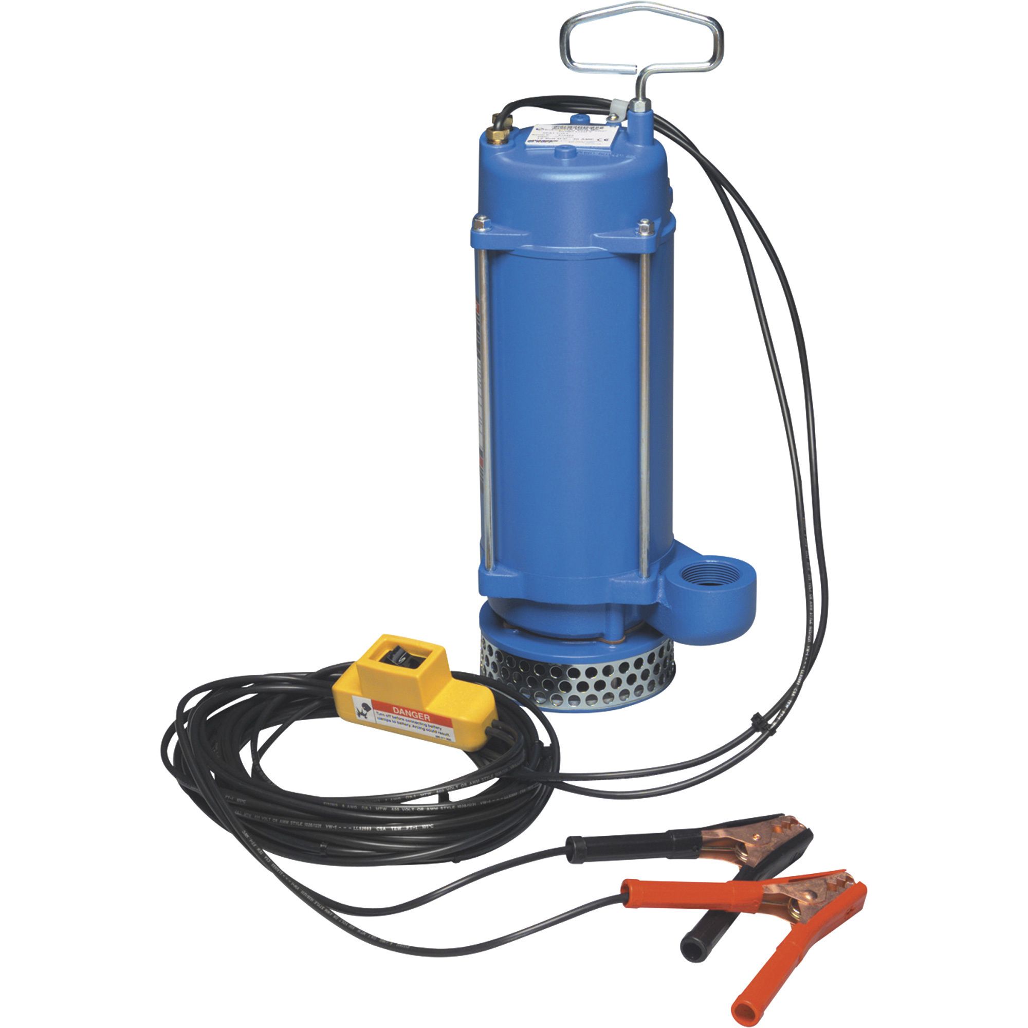PortaPump 12 Volt Submersible Water Pump, 2,580 GPH, 1/3 HP, 1 1/2in. Ports, Model# SPA1 1/2E3